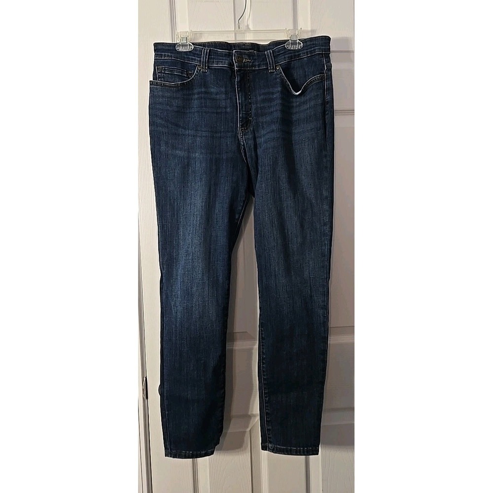 Lee‎ Womans Slim Fit Skinny Leg Mid Rise Sculpting Jeans Size 16X28